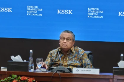 Gubernur Bank Indonesia, Perry Warjiyo (sumber: Owrite/Anisa Aulia)