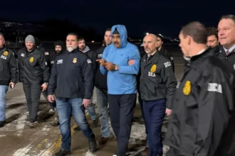 Gambar Penangkapan Presiden Venezuela Nicolas Maduro oleh DEA AS.