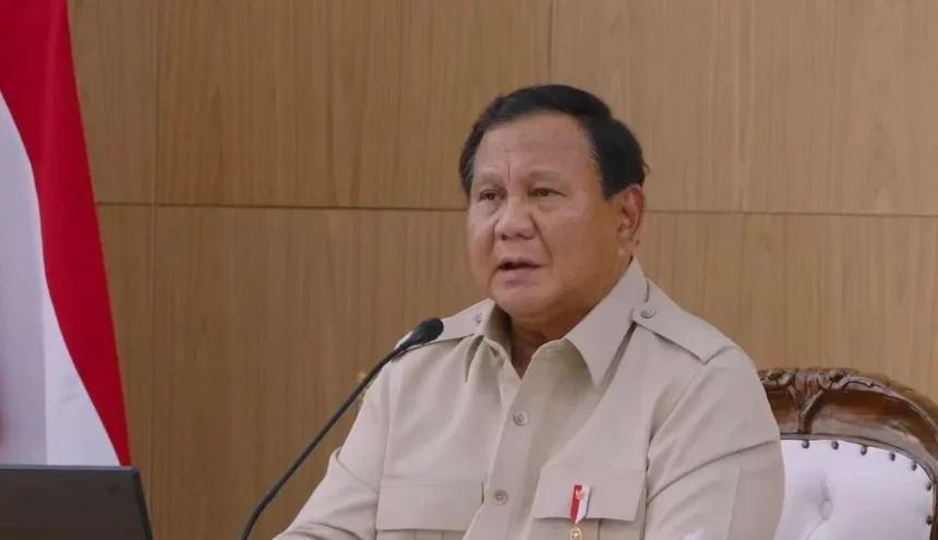 Presiden Prabowo Subianto (sumber: Youtube/Sekretariat Presiden)