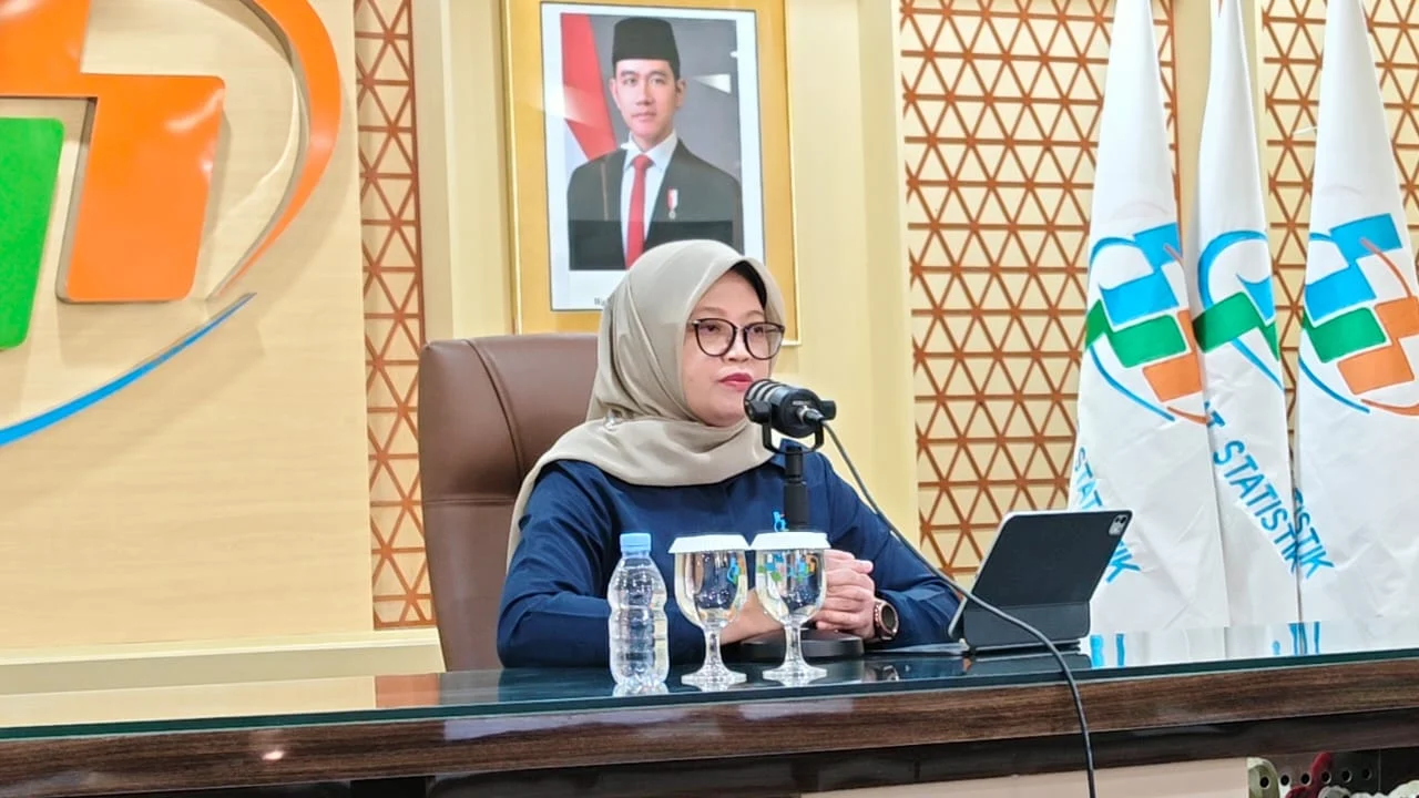 Deputi Bidang Statistik Distribusi dan Jasa BPS, Pudji Ismartini (sumber: Owrite/Anisa Aulia)