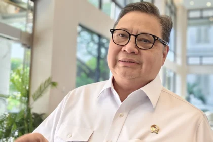 Menteri Koordinator Bidang Perekonomian, Airlangga Hartarto (sumber: Owrite/Anisa Aulia)