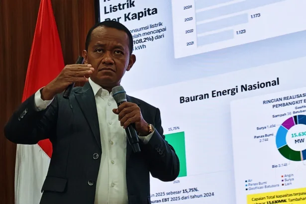 Menteri ESDM, Bahlil Lahadalia. (Sumber: Owrite/Iren Natania)
