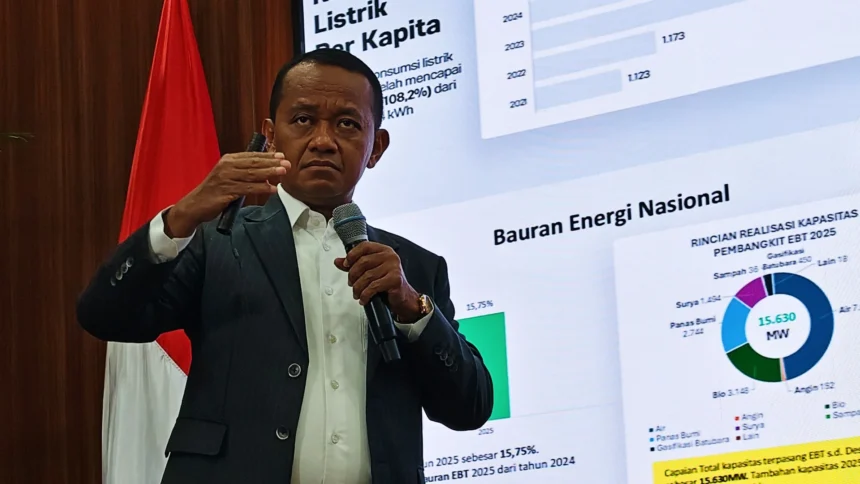 Menteri ESDM, Bahlil Lahadalia. (Sumber: Owrite/Iren Natania)