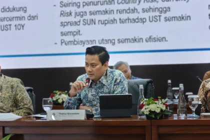 Wakil Menteri Keuangan Thomas Djiwandono (foto: Owrite/Anisa Aulia)