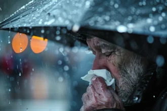 Ilustrasi saat musin hujan