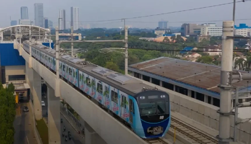 Ilustrasi MRT Jakarta