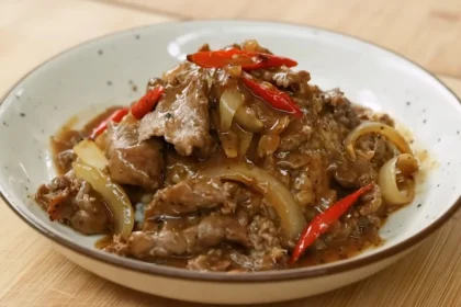 Resep Sapi Saus Lada Hitam