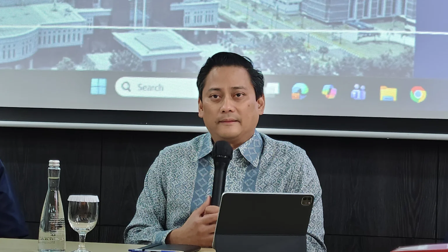 Deputi Gubernur Bank Indonesia (BI) terpilih Thomas Djiwandono (sumber: Owrite/Anisa Aulia)