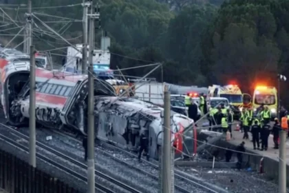 Kecelakaan Kereta Cepat di Spanyol.