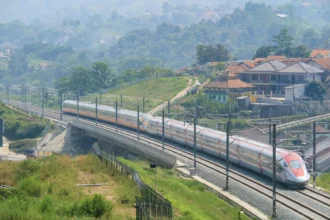 Kereta Cepat Jakarta-Bandung. (Dok. KCIC)