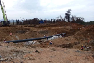 Ilustrasi Pipa Gas di Riau