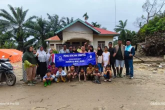 Bantuan Universitas Mercu Buana untuk korban bencana banjir di Aceh.