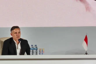 Pelatih baru Timnas Indonesia, John Herdman resmi diperkenalkan PSSI