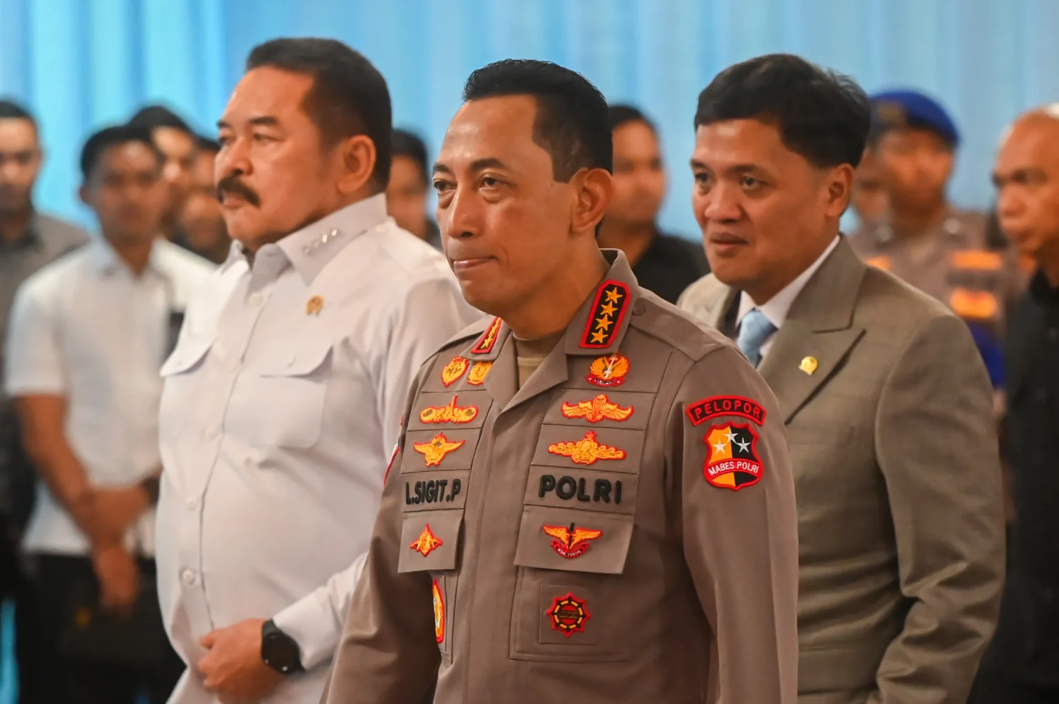 Polri dan Kejaksaan RI menjalin sinergisitas dalam hal pelaksanaan Kitab Undang-Undang Hukum Pidana (KUHP) dan Kitab Undang-Undang Hukum Acara Pidana (KUHAP) baru yang akan berlaku pada awal tahun 2026. (Sumber: Antara Foto/Rivan Awal Lingga/nym)