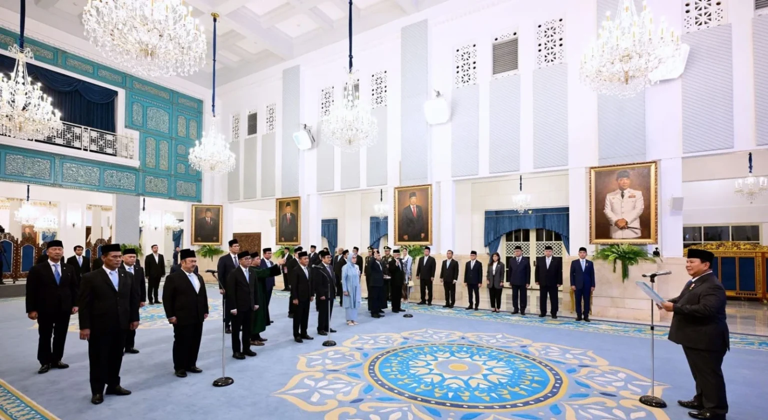 Presiden RI Prabowo Subianto, resmi melantik Anggota Dewan Energi Nasional (DEN) periode 2026-2030