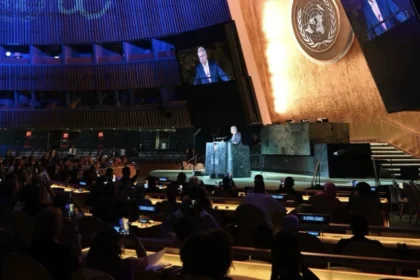 Ilustrasi suasana kegiatan di Gudung PBB
