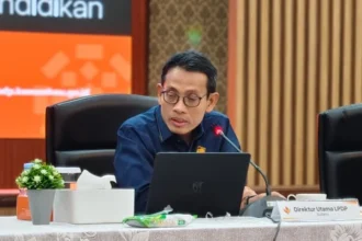 Direktur Utama LPDP Kementerian Keuangan Sudarto (sumber: owrite/Anisa Aulia)