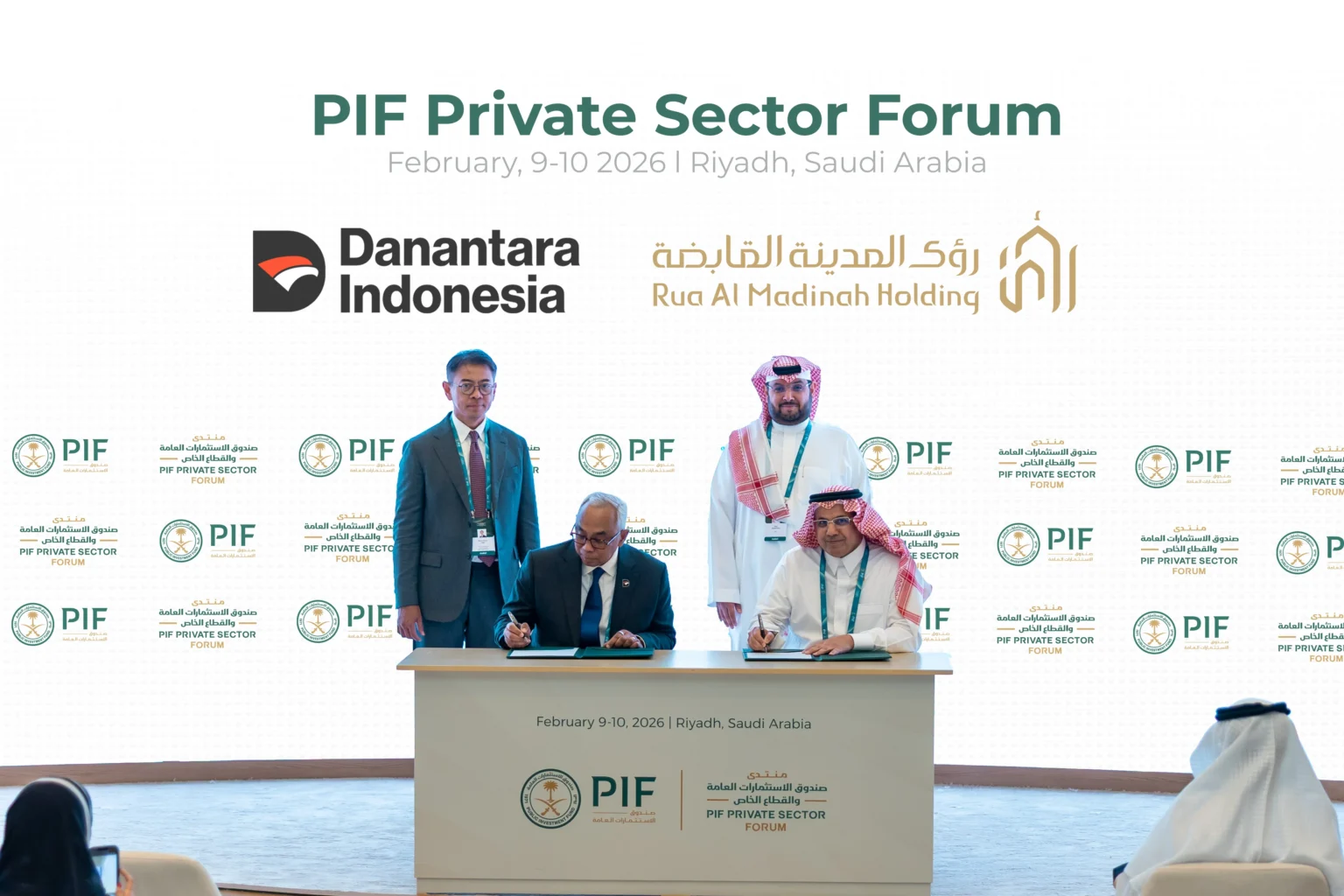 PT Danantara Investment Management menjajaki kerja sama strategis dengan Rua Al Madinah Holding, perusahaan di bawah Public Investment Fund (PIF) Arab Saudi.