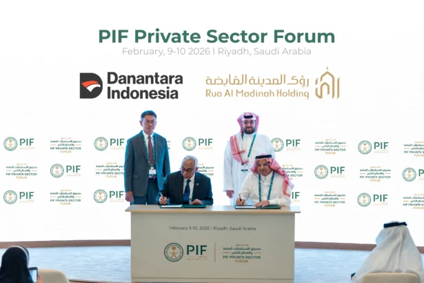 PT Danantara Investment Management menjajaki kerja sama strategis dengan Rua Al Madinah Holding, perusahaan di bawah Public Investment Fund (PIF) Arab Saudi.