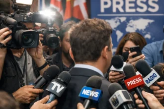 Gambar ilustrasi aktifitas kerja pers/media