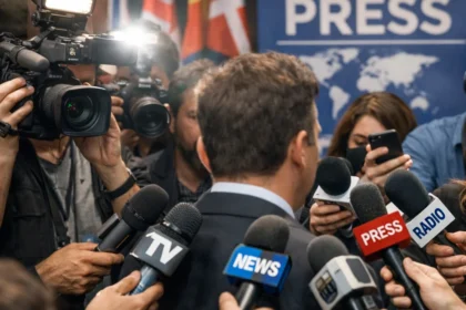 Gambar ilustrasi aktifitas kerja pers/media