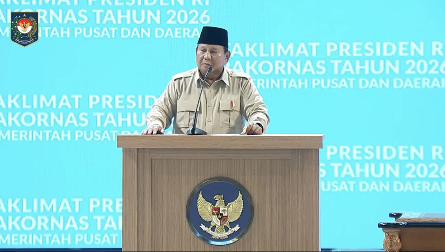 Presiden Republik Indonesia, Prabowo Subianto.