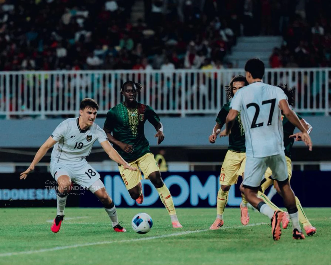 uji coba antara Timnas U-23 Indonesia melawan Mali yang berlangsung pada November lalu