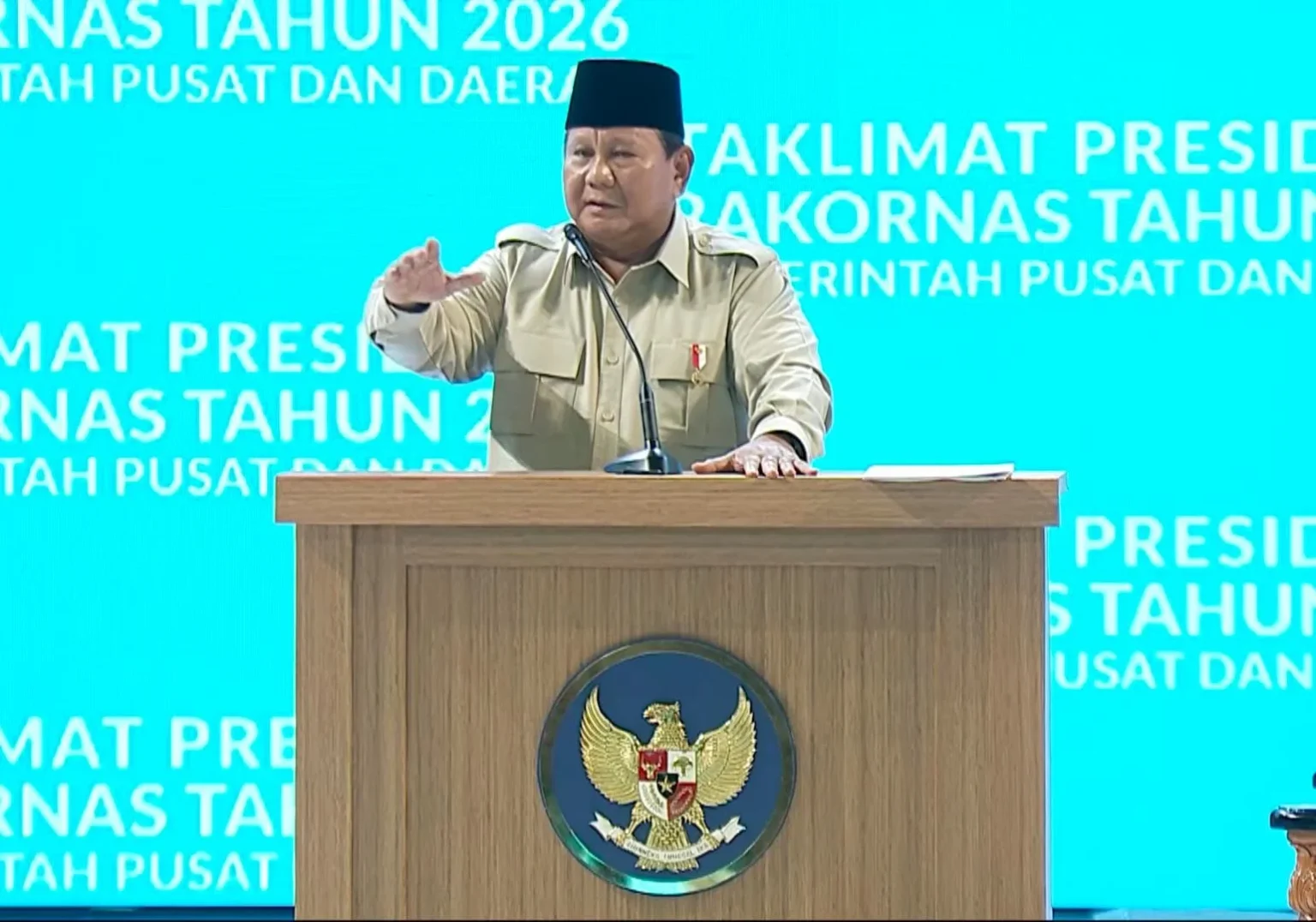 Presiden Republik Indonesia, Prabowo Subianto.