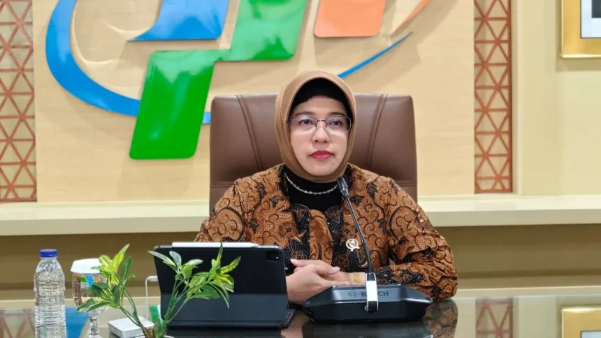 Kepala Badan Pusat Statistik, Amalia Adininggar Widyasanti (sumber: Owrite/Anisa Aulia)