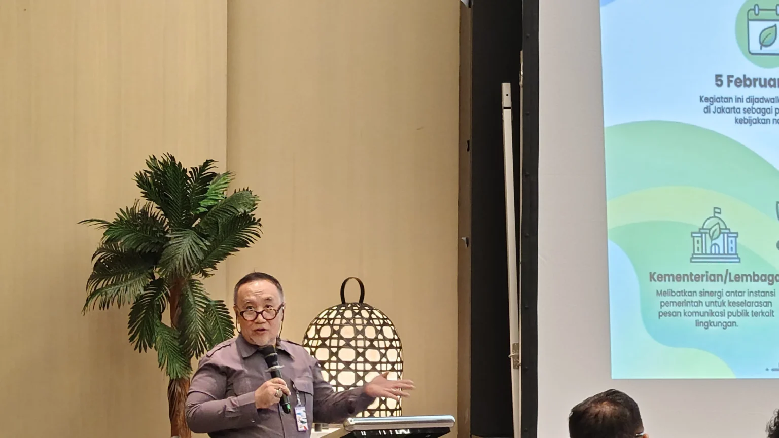 Staf Ahli Menteri Lingkungan Hidup Bidang Kelestarian Sumber Daya Keanekaragaman Hayati dan Sosial Budaya, Nur Adi Wardojo.