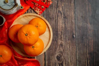 Jeruk Mandarin hadir saat perayaan imlek. (Sumber: Freepik)