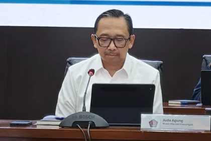 Wakil Menteri Keuangan Juda Agung (owrite/Anisa Aulia)