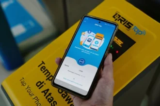 Cara Penggunaan QRIS TAP. (Sumber: Dok. Humas BRI)