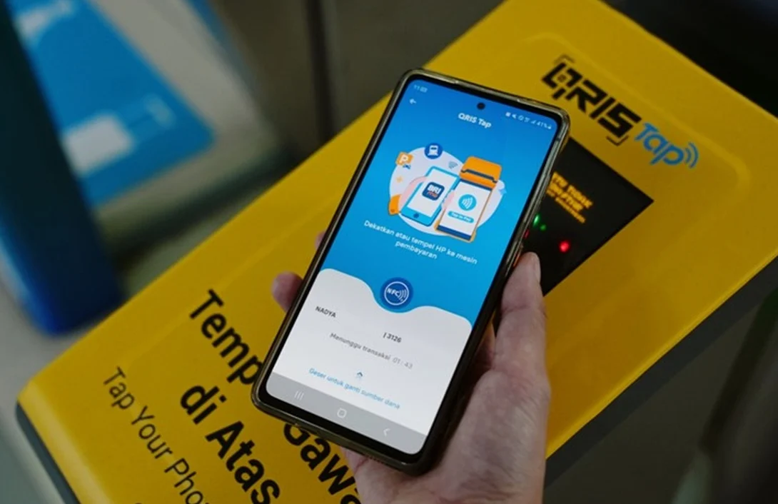 Cara Penggunaan QRIS TAP. (Sumber: Dok. Humas BRI)
