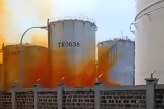 Kebocoran Gas Asam Nitrat