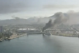 Penampakan Kota Jalisco, Meksiko saat kerusuhan usai bos kartel tewas ditembak.