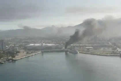 Penampakan Kota Jalisco, Meksiko saat kerusuhan usai bos kartel tewas ditembak.