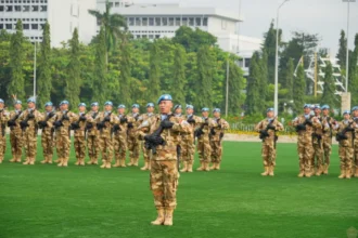 Ilustrasi pasukan perdamaian PBB