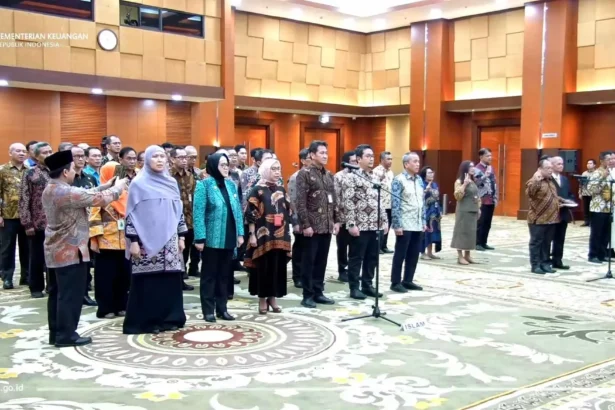 Pelantikan Pejabat Ditjen Pajak. (Sumber: Youtube/Kemenkeu)