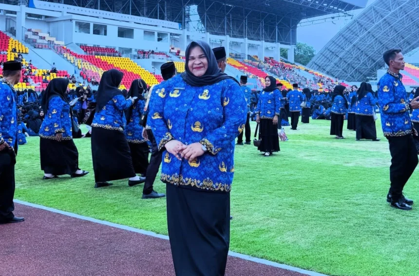 Nurul Akmal saat dilantik jadi PPPK Paruh Waktu (Foto: Instagram Nurul Akmal)