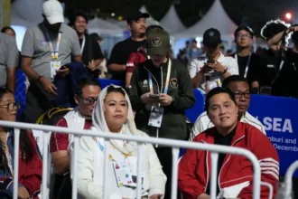Menpora Erick Thohir dan Ketua Umum FPTI Yenny Wahid.
