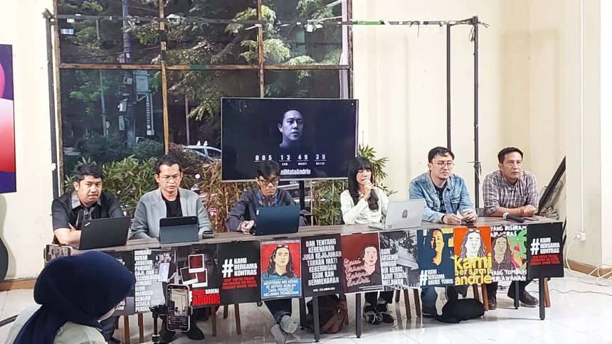 Tim Advokasi untuk Demokrasi (TAUD) mendesak pemerintah untuk segera membentuk Tim Gabungan Pencari Fakta (TGPF) independen dalam kasus Wakil Koordinator Kontras Andrie Yunus, Rabu, 18 Maret 2026.