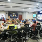 Kapolri Jenderal Listyo Sigit Prabowo meninjau pusat wisata sekaligus memantau persiapan pengamanan arus balik di Command Center ITDC, Nusa Dua, Bali, Selasa, 24 Maret 2026.