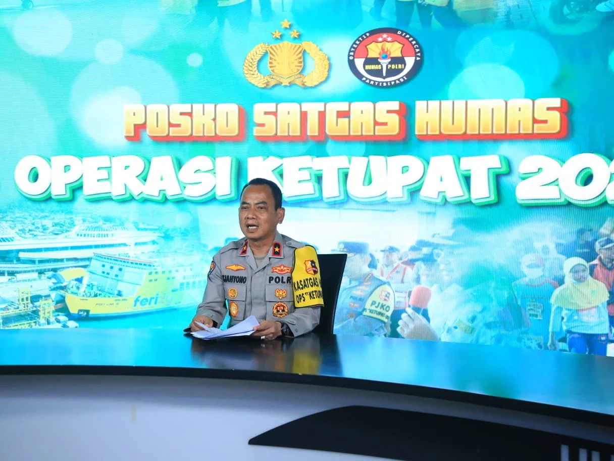 Kasatgas Humas Operasi Ketupat 2026 Brigjen Pol Tjahyono Saputro