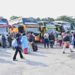 Moda transportasi darat angkutan lebaran