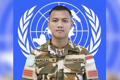 Alm. Praka Farizal Rhomadhon, anggota Yonif 113/Jaya Sakti yang gugur di Lebanon. (Sumber: IG @farizalrmdn17)
