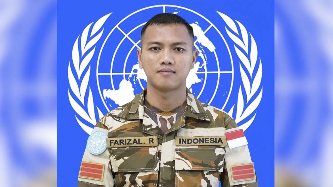 Alm. Praka Farizal Rhomadhon, anggota Yonif 113/Jaya Sakti yang gugur di Lebanon. (Sumber: IG @farizalrmdn17)