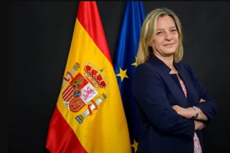 Duta Besar Spanyol untuk Negara Israel, Ana María Sálomon Pérez. (sumber: x/@Itongadol)