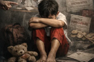 Gambar ilustrasi tekanan kesehatan mental pada. (Gambar dibuat oleh AI)