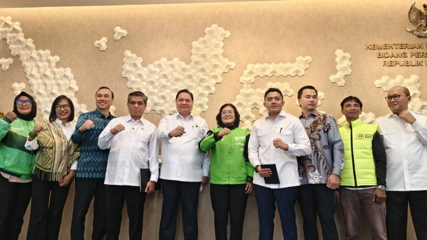Pemerintah bersama mitra Ojol bahas BHR. (Sumber: owrite/Anisa Aulia)